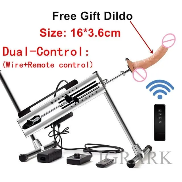 Wireless Remote Control Vibartor Double Head Sex Machine Dildo Penis Anal Sex Toys para sa Babae Mga Lalaki Pang-adultong Babae Lalaki Masturbator