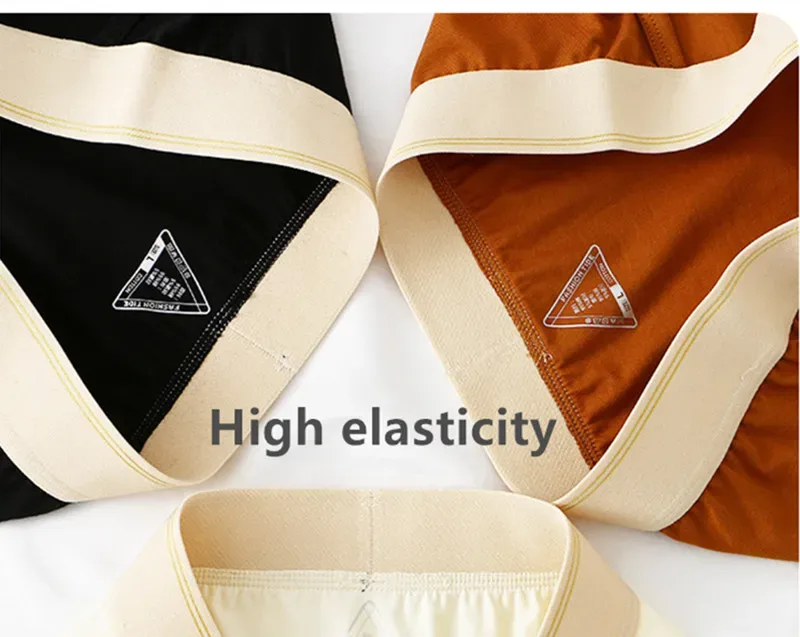 Men underwear cotton loose ropa interior hombre simple lingerie solid color calcinha Plus size sexy panties new boxers & briefs — image 16