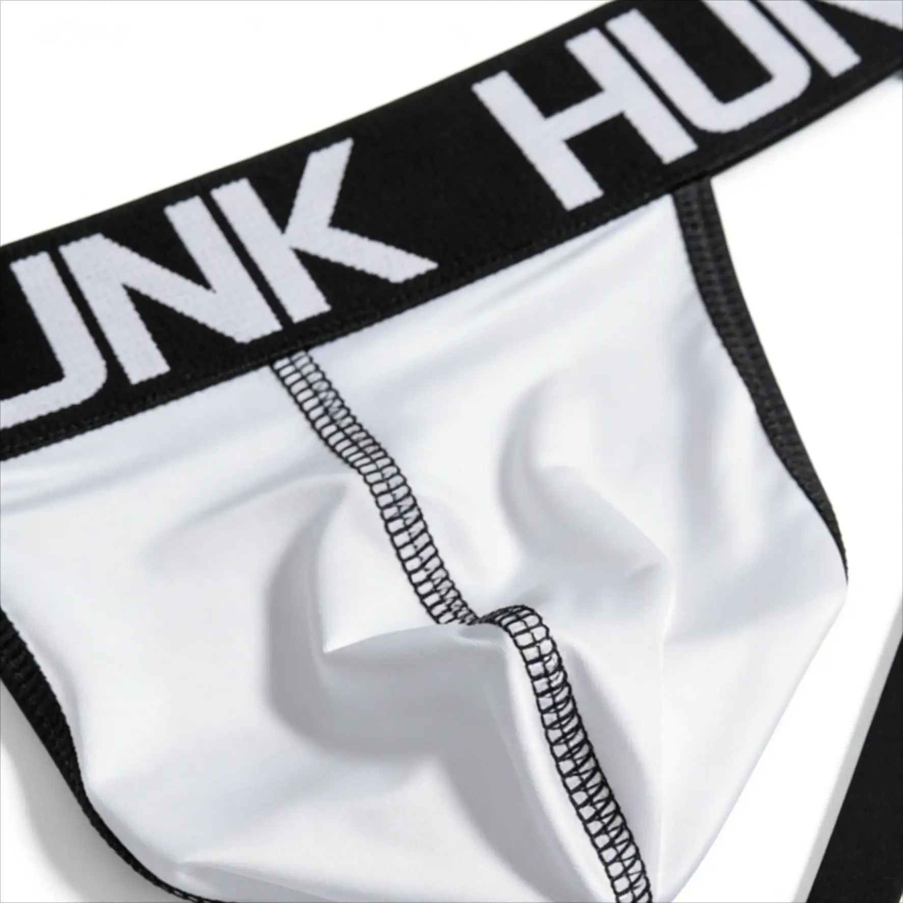 Men's HUNK Athletic Jockstrap Performance Jock Thong Moisture-Wicking Breathable Low-Rise Training Underwear Backless G-String