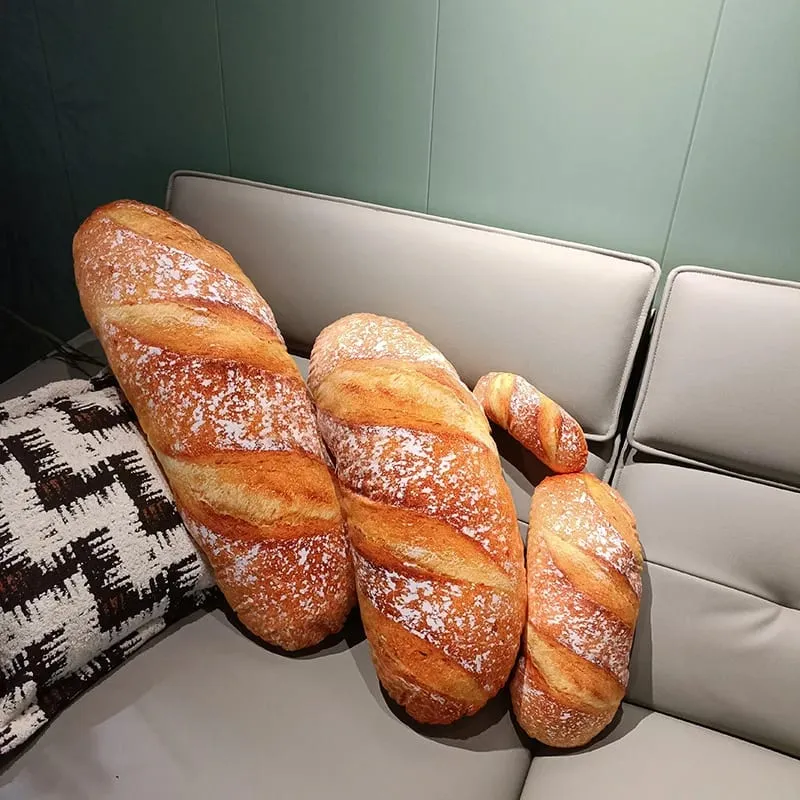 Simulasi Bantal Raksasa Kawaii Roti Besar Boneka Bantal Mewah Mainan Bantal Makanan Lucu Lembut untuk Anak-anak Hadiah Ulang Tahun Natal Anak-anak