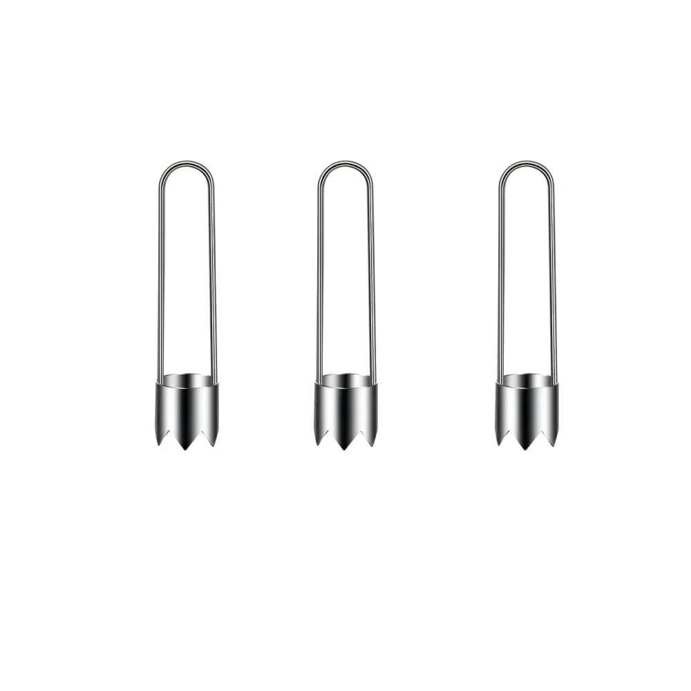 Stainless Steel Fruit Vegetable Corer Efficient Core Remover Tool for Apple Pepper Tomato Cucumber Easy Home Kitchen Gadget