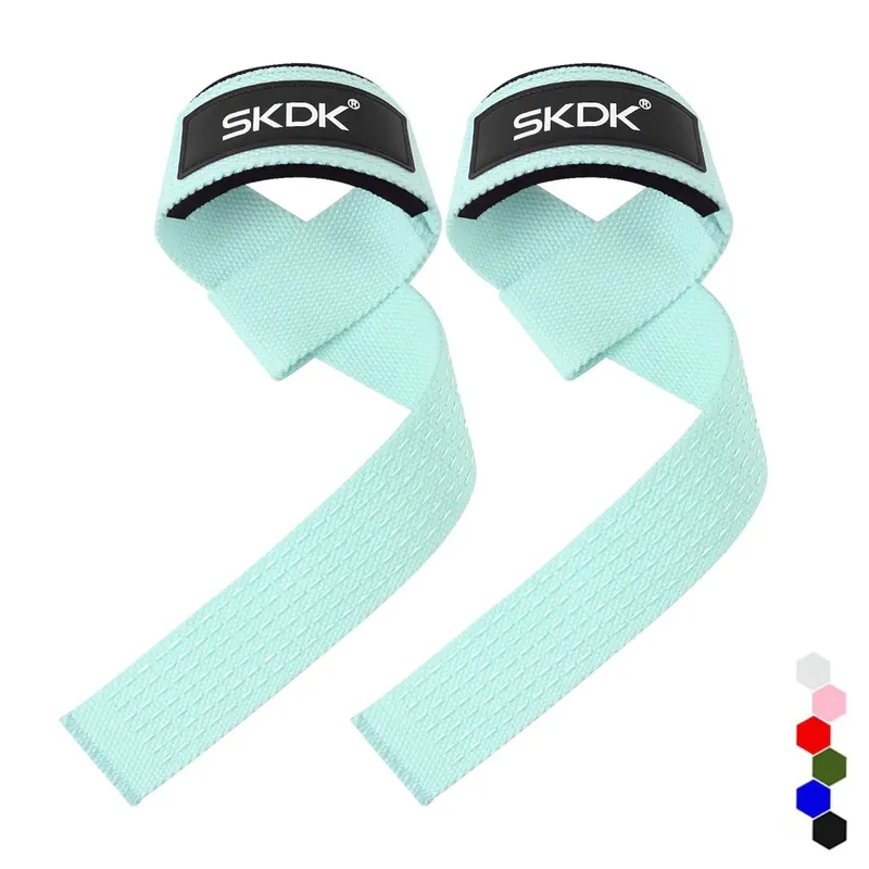 1 Pair Weightlifting Wrist Straps Strength Training Adjustable Non-slip Gym Fitness Lifting Strap Wrist Support Sports Grip Band — image 12
