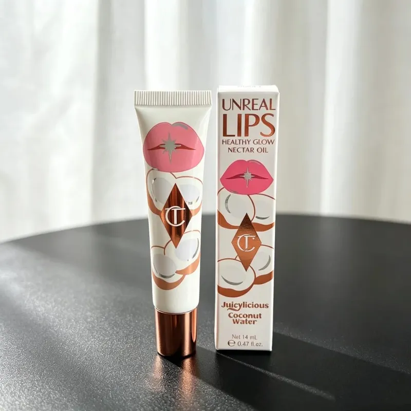Charlotte Tilbury Lip Gloss High Shine Non Sticky&Airbrush Powder Soft Focus Mattifying&Foundation Lightweight Radiant Makeup