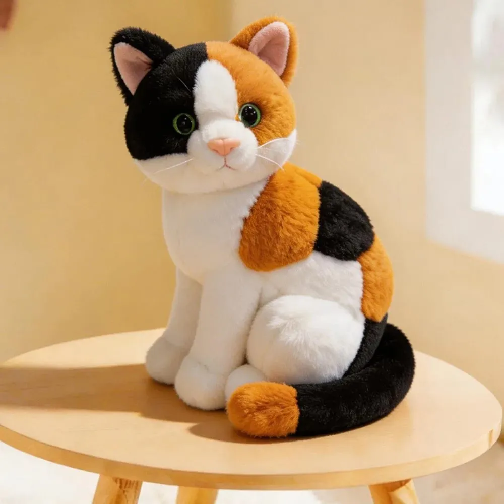 Plush Material Animal Body Pillow 10inch Soft Texture Poultry Throw Pillows Cute Design Cat Pattern Animal Cushion Doll Toys — image 12