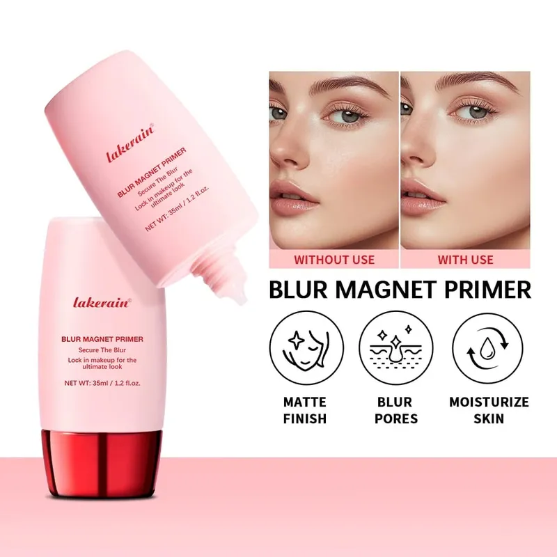 Blur Magnet Primer & Eraser Foundation Stick Langdurige poriën Minimaliseren van glad gezicht Make-up Oliecontrole Mat kerstcadeau