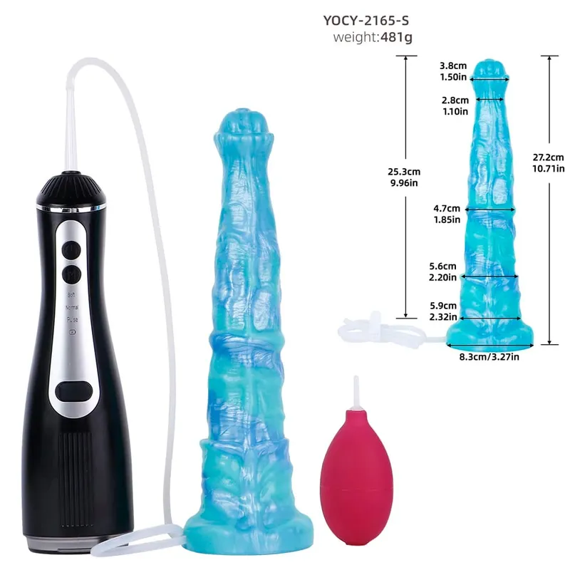 Silicone elétrico esguicho fantasia vibradores com ventosa massageador de próstata ejaculação pênis brinquedos sexuais para mulheres homens