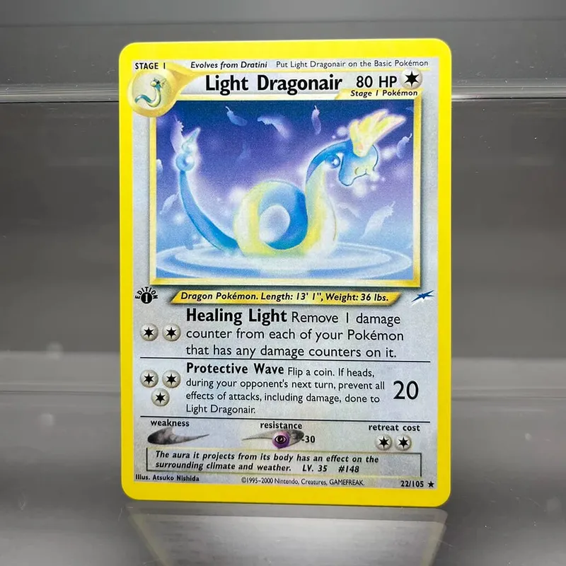 PKM Single Cards 1st Edition 1996 Raichu Charizard Dragonite PTCG Foil Cards Game Collection PKM Proxy Cards