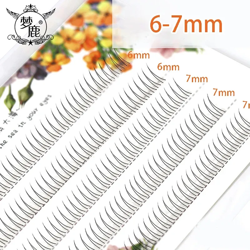 J Curl V Shape Under Eyelash Comic Eye Lashes Natural Bottom Lashes Soft Manga Eyelashes Bunches Eyelash Clusters Korean Makeup