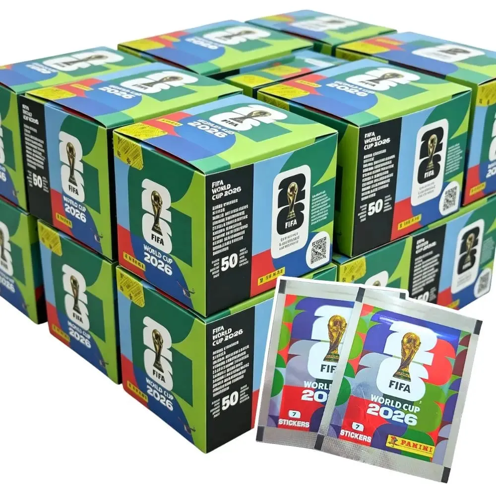 2026 FIFA World Cup Authorized Sticker Box & Album Bundle Must-Have Football Memorabilia Gift for Hobbyists