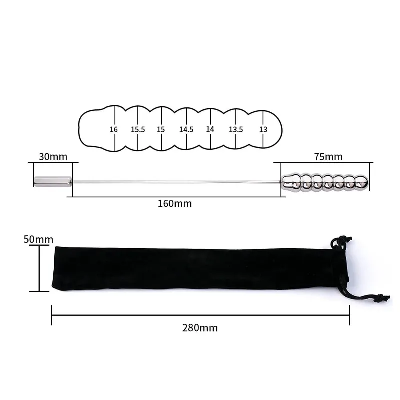 Protaste Stimulation Urethral Penis Plug Stainless Steel Urethral Dilator Sounding Rod Catheter Masturbation Sex Toys Men — image 20