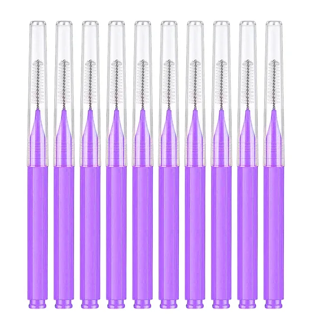 10/20 Pcs Eyebrow Brushes Mini Brow Lifting Brush Disposable Makeup Eyelash Tool Tooth Interdental Brush Lash Extension Supplies