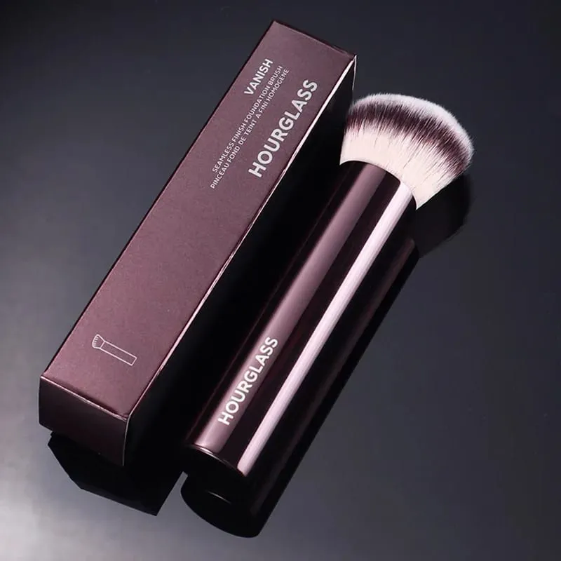 1 piece Angled Foundation Makeup brushes Liquid Foundation Make up brush exquisite Professional Cosmetic tool metal handle — image 4