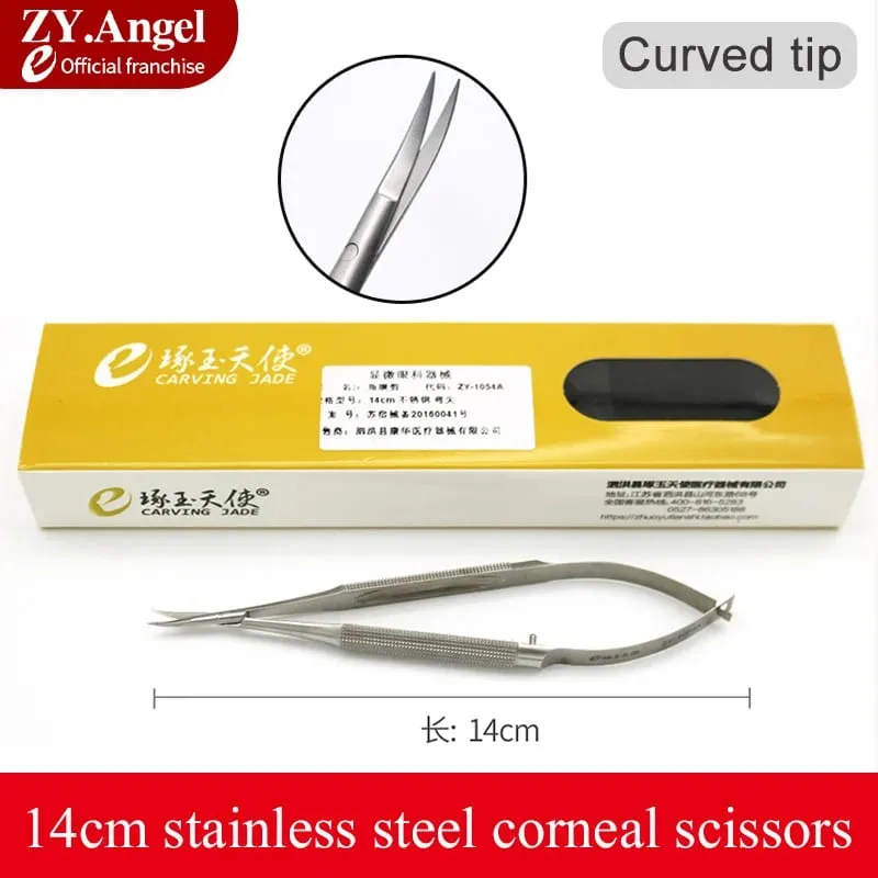 Ophthalmic Microsurgery Instruments Scissors Needle Holders Tweezers Stainless Steel 4/6/8 Piece Set Of Ophthalmic Surgical Tool