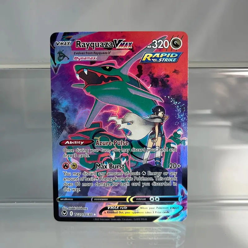 PKM Cards Holographic Vstar Vmax with Rayquaza Darkrai Blastoise Mewtwo Collection Proxy PTCG Cards Toys Gifts — image 8