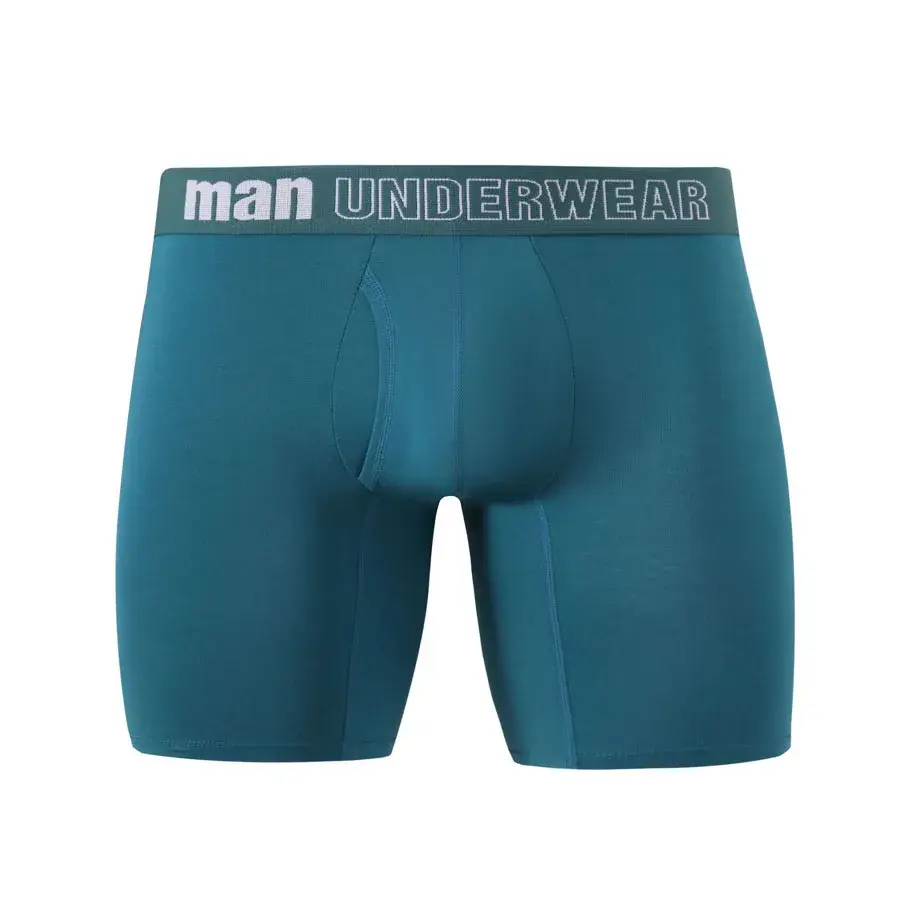 Bamboo Fiber Underwear Men Boxers and Underpants Mid Waist Panty Seamless Plus Size Boxers Shorts Open Crotch Male Panties