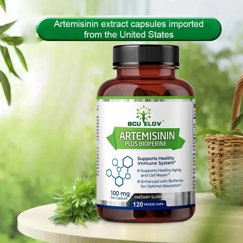 High Absorption Artemisinin 100 Mg Maximizes Nutrient Absorption Supports Cellular Repair and Immune Enhancement 120 Capsules
