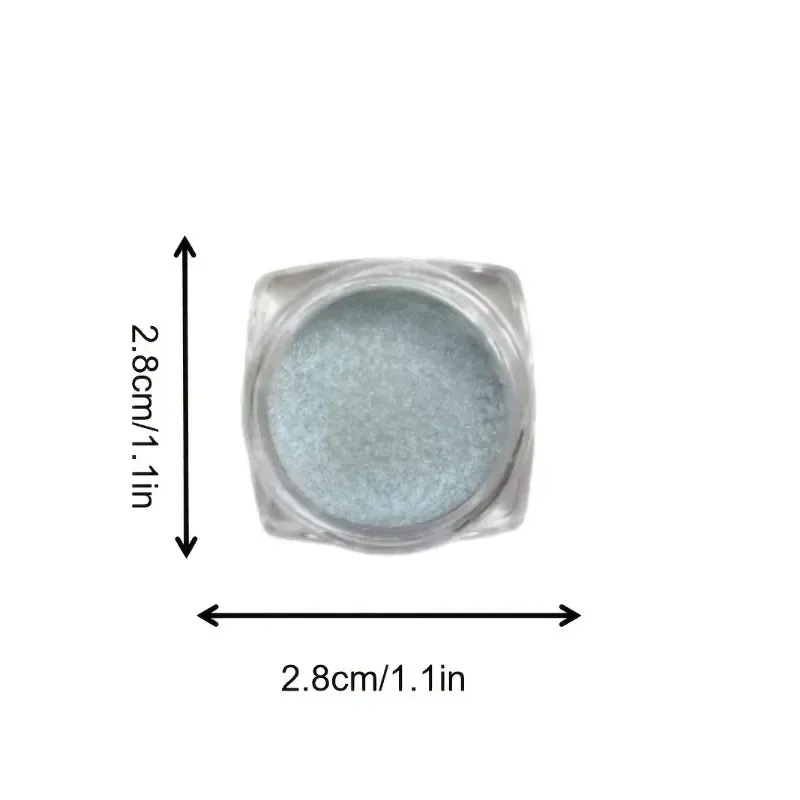 Glitter Eyeshadow Powder Long Lasting Chrome Chameleon Holographic Eyeshadow Powder Pigment Eye Makeup For Women Cosmetic