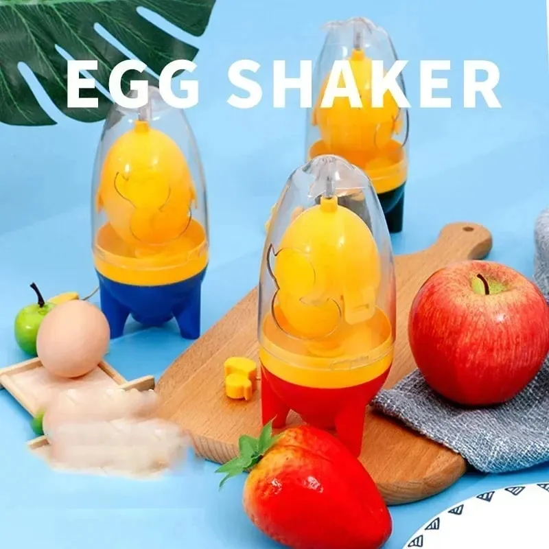 Gold Egg Separator for Home Use Manual Egg White Mixer Egg Puller Egg Blender Egg Shaker — image 3