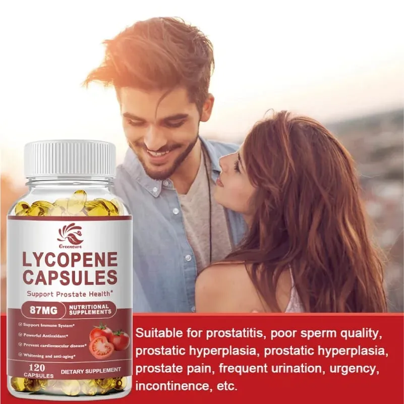 Lycopene Capsules Tomato Extract Protect Prostate Increases Physical Strength Supplement Energy Enhance Immunit — image 5