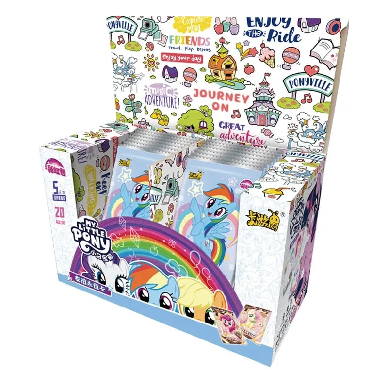 Genuine My Little Pony Card Friendship Eternal Card Radiant Moon Pack Gilded Flash Cards Anime Collection Card Toys Gift