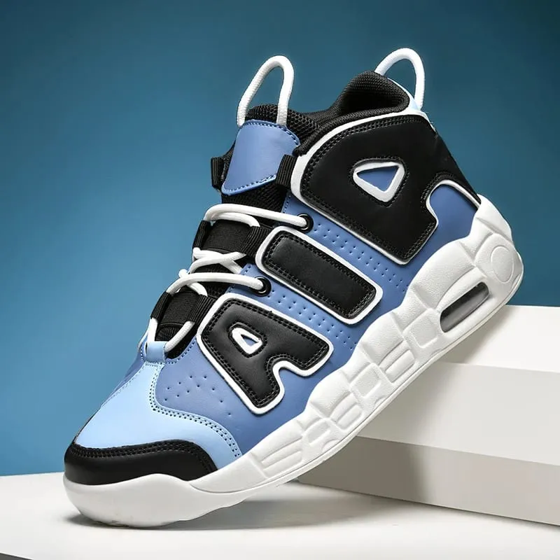 New Large-sized High-top Men's Shoes Lightweight and Anti-slip Air Cushioned Sports Running Shoes Casual Basketball Shoes — image 10