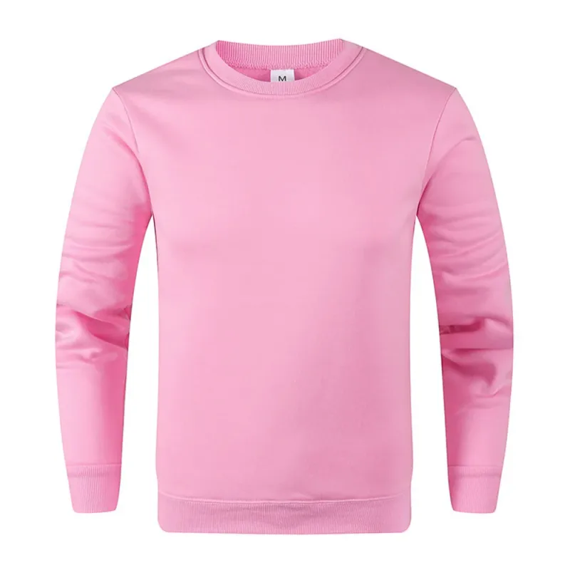 Men's Basic Pullovers Casual Sweatshirts for Men Women Solid Color Spring Autumn Hoodie Sports Long Sleeve Sweatshirt Techwear
