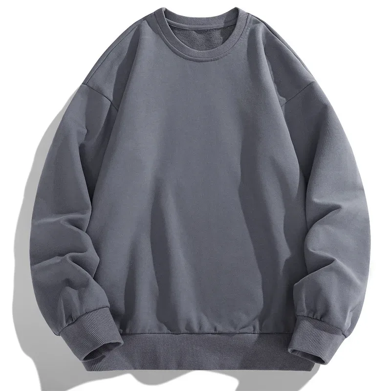 เสื้อกันหนาวผู้ชาย 2026 ฤดูใบไม้ผลิฤดูใบไม้ร่วงแขนยาวบางHoodies Solid Pullover Casualกีฬาฟิตเนสชายเสื้อผ้าStreetwear Top