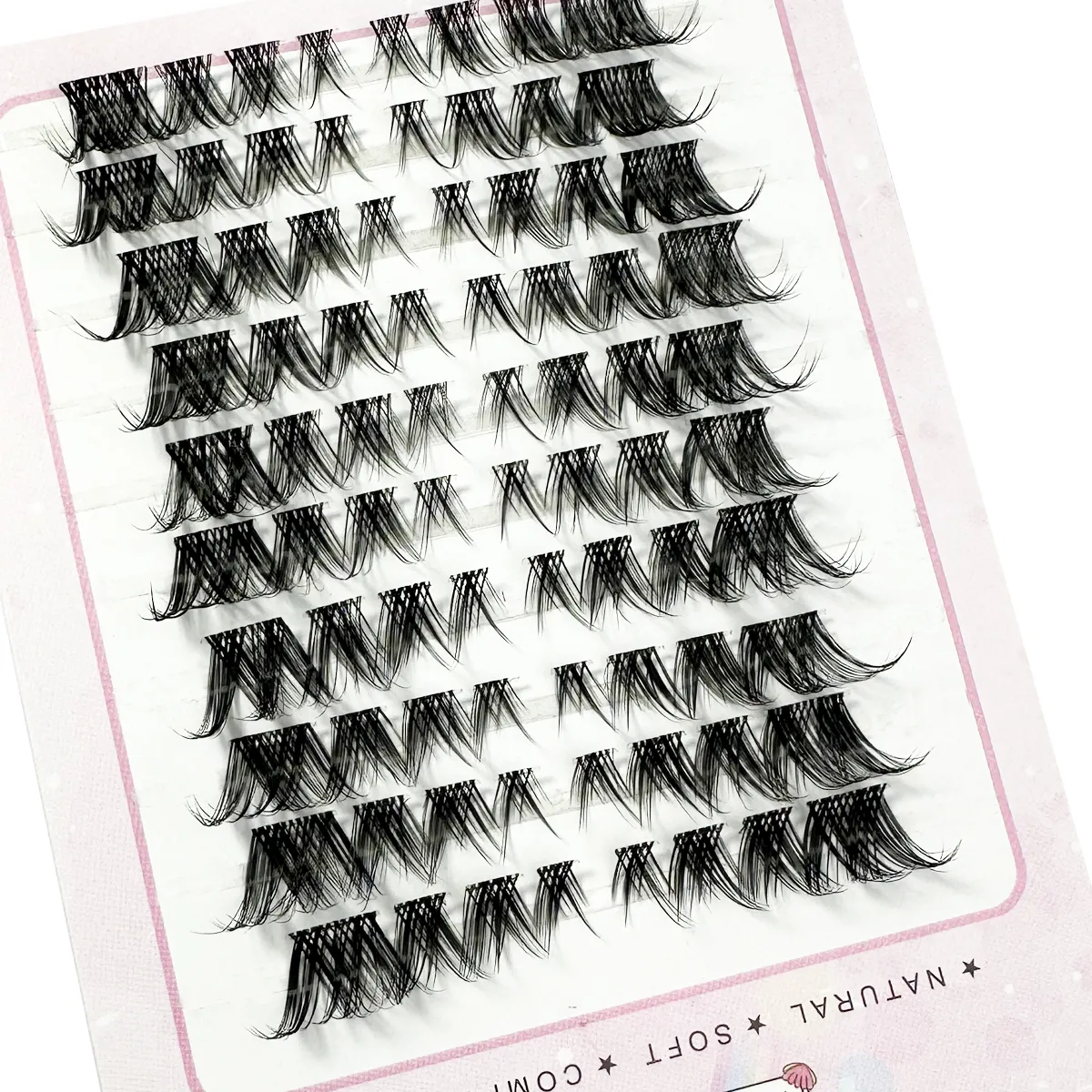 Transparent Stem False Eyelashes 3D Fluffy Single Cluster Eyelash Extension Segmented Natural Mink Fox Eye Effect Makeup Lashes — image 4
