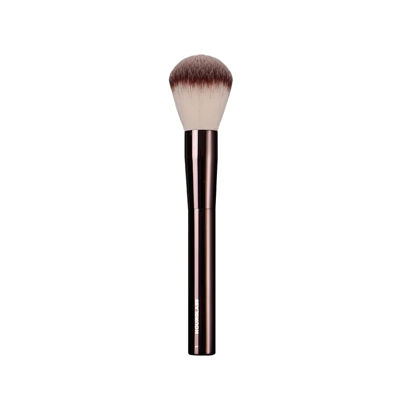 1 piece #1 Big Powder Makeup brushes Contour Make up brush exquisite Professional Cosmetic tool metal handle with box — image 3