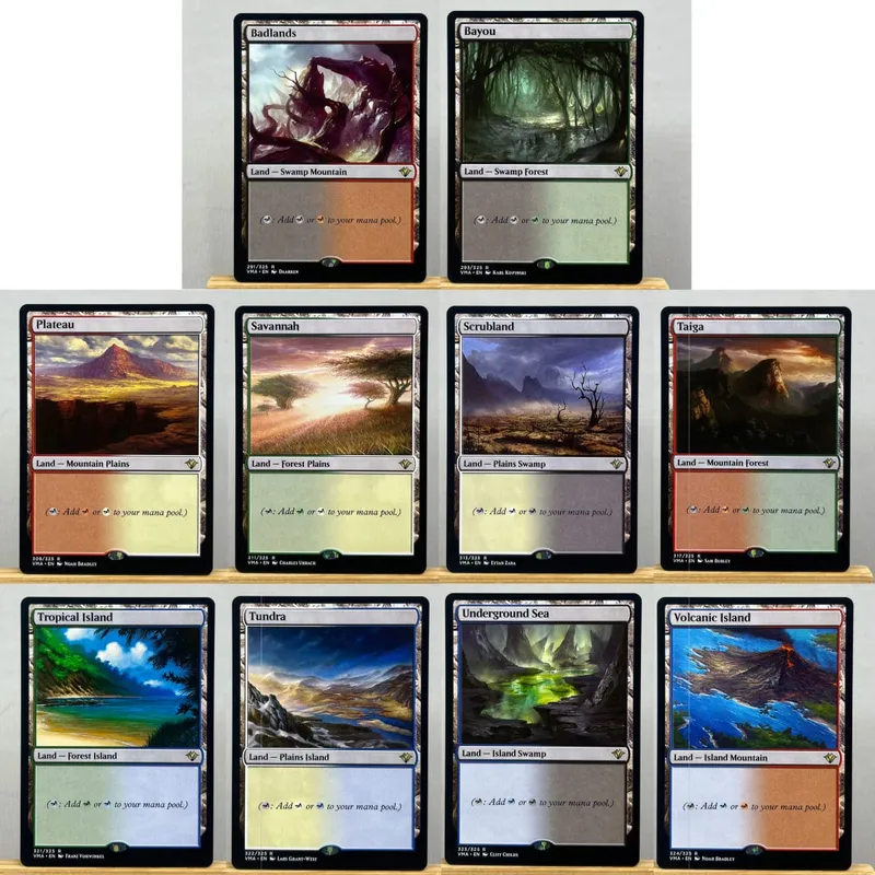 TCG Proxy Cards Deck Borad Games Single Hologram Black Lotus Power9 Dual Lands The One Ring — image 19