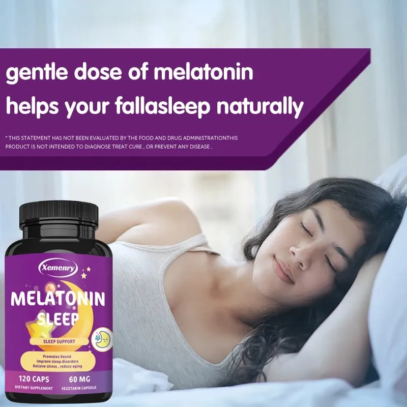 Melatonin Supplements - Promote Sleep Quality & Alertness Help Deep Sleep — image 3