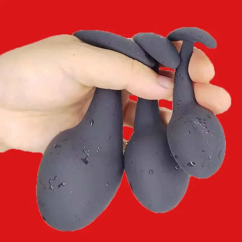 Silicone Anal Dilator But Butt Plug Tadpole Shaped Buttplug Butplug Analplug Anus Ass Beads Anchor Sex Toys Prostate Massage — image 2