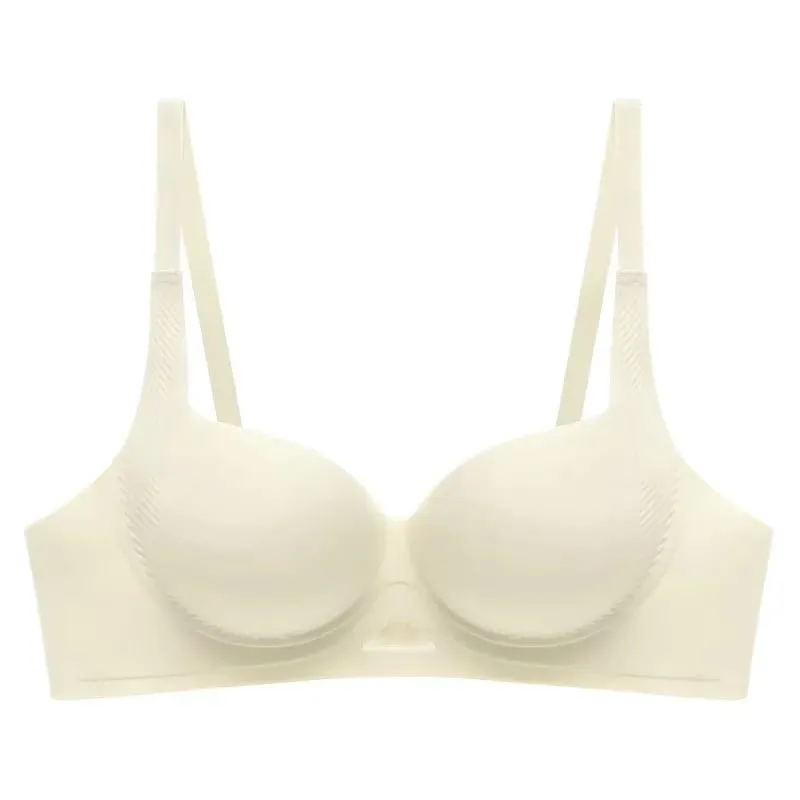 New Hollow-out One-piece Seamless Comfortable Push Up Lingerie Small Breast Gathering Anti-sagging No Steel Ring Bra