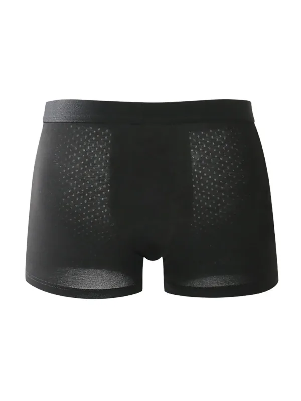 8-Pack Men's Ice Silk Mesh Boxers - Breathable Mesh, 8 Counts, Multi - Color