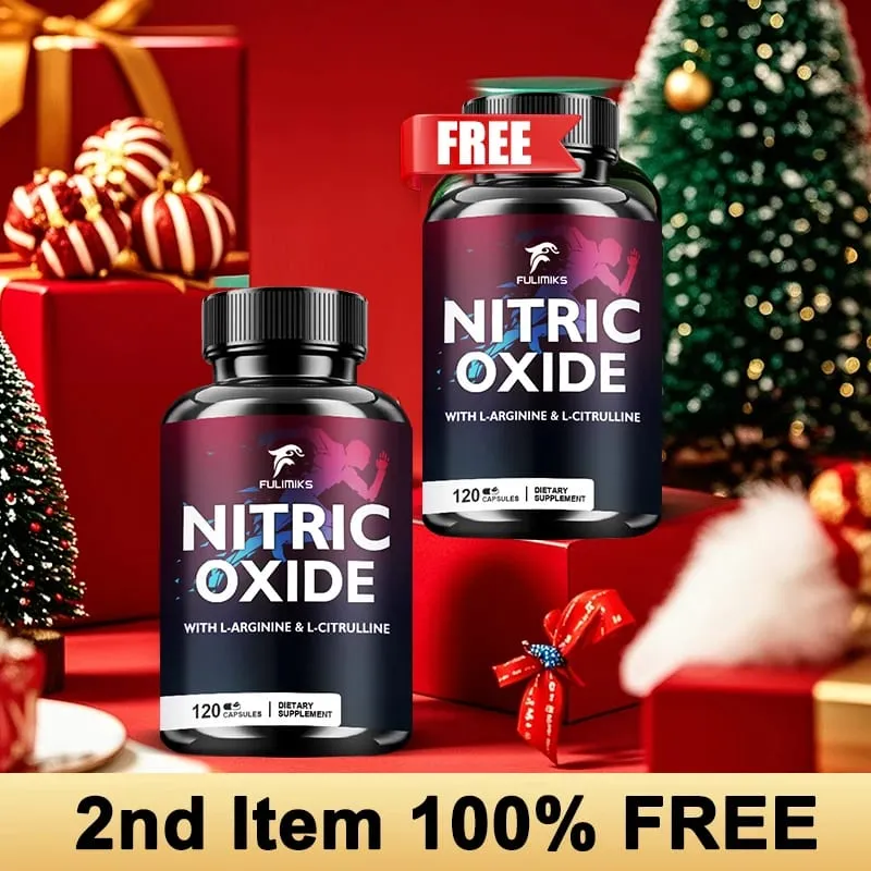 Nitric Oxide Tablets Capsules - Enriched with L-arginine and L-citrulline Complex To Promote Nutrient Flow To Muscles and Heart — image 1