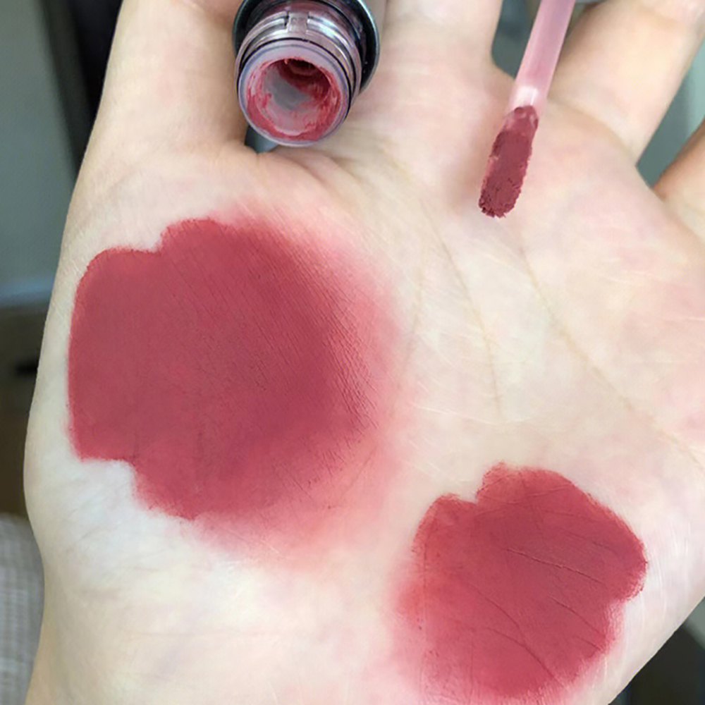 Cappuvini Espresso Matte Velvet Lip Glaze Chống Thấm Nước Kết Cấu Lâu Mịn Bóng Trang Điểm Màu Môi
