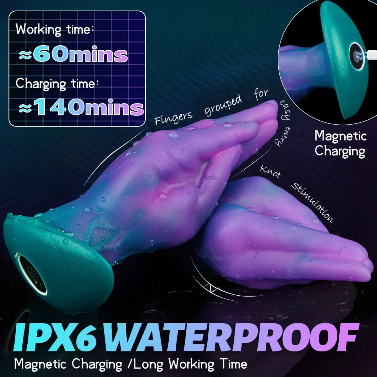 Realistische Fisting Vibrator Anale Plug Afstandsbediening Dildo Dikke Penis Vagina Butt Plug G-Spot Massage Volwassen Speeltjes Mannen vrouwen