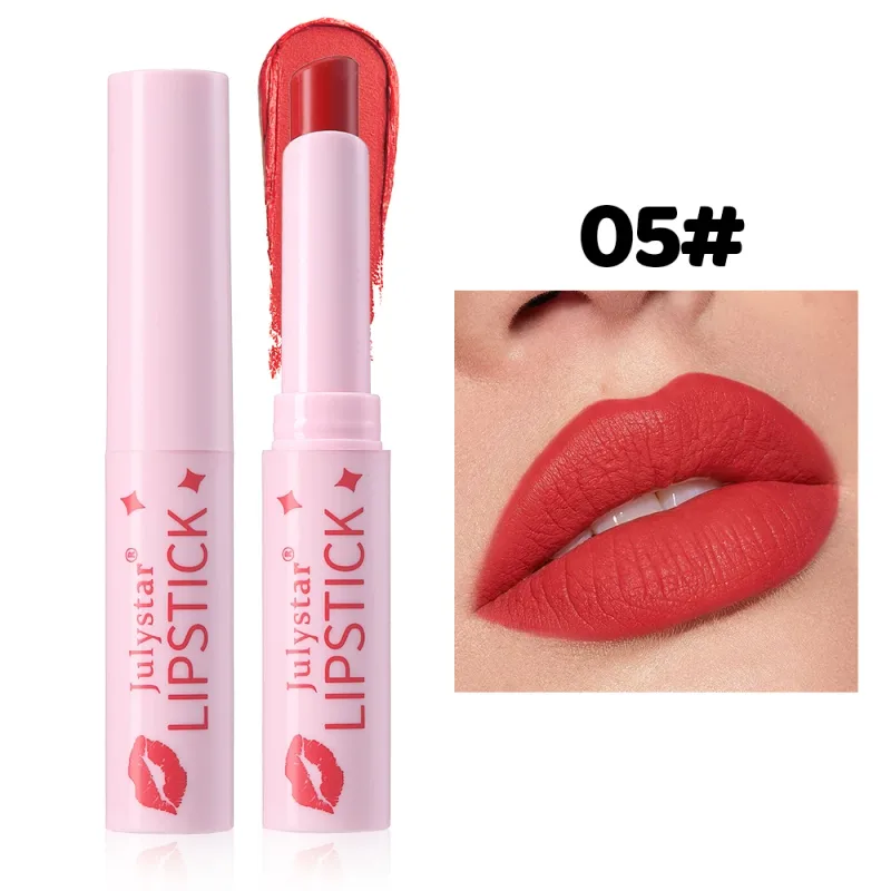 Brown Matte Velvet Lipstick for Makeup 8 Colors Waterproof Matte Contour Tint Lipstick Pen Long Lasting Sexy Pink Red Lip Glaze