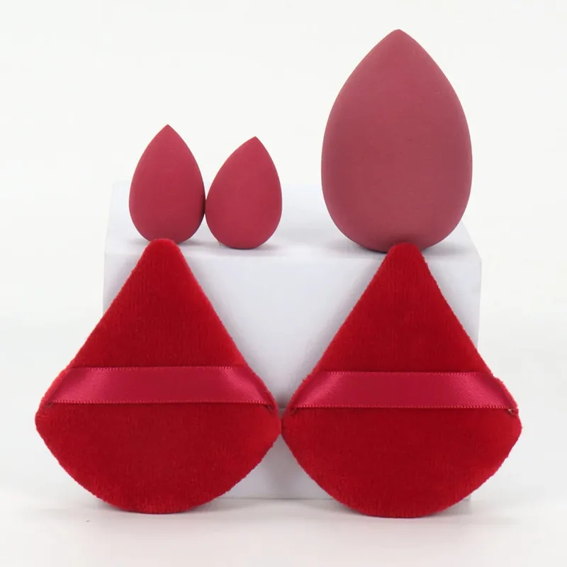 5Pcs Professional Makeup Sponge Set - Soft Gentle Multi-Purpose Tools for Perfect Foundation Powder and Blush Application