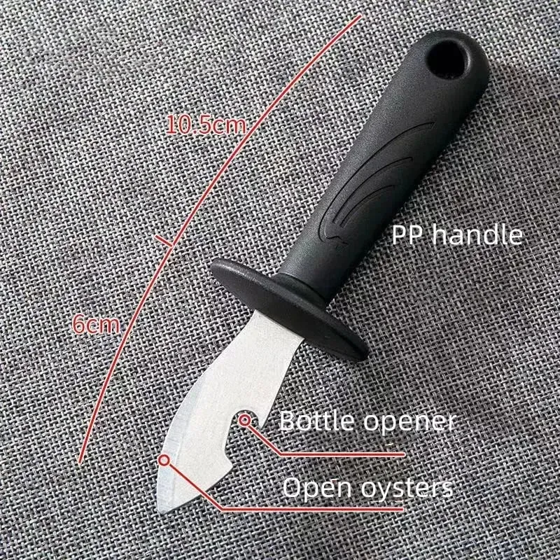 Oyster Knife Sharp-edged Shucker Shell Seafood Opener Tool Stainless Steel Clam Opener for Oyster Clam Toadfish Crab Shells — image 9