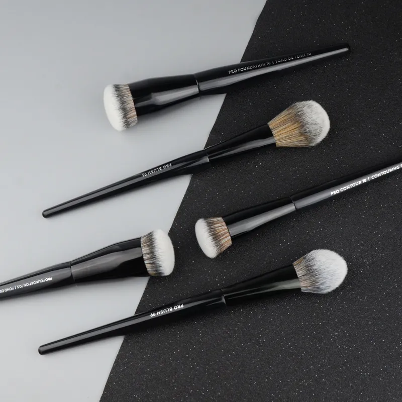 SEP Black Series Makeup Brushes Powder Foundation Concealer Blusher Bronzer Eye Shadow Eyebrow Eyeliner Sculpting Brush Gift