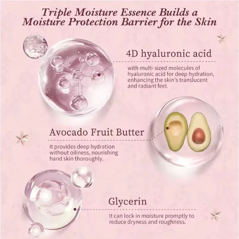 Flowerknows Strawberry Cupid Scented Hand Cream Moisturising Nourishing Skin Care Lotions for Women Whitening Cream Make Up