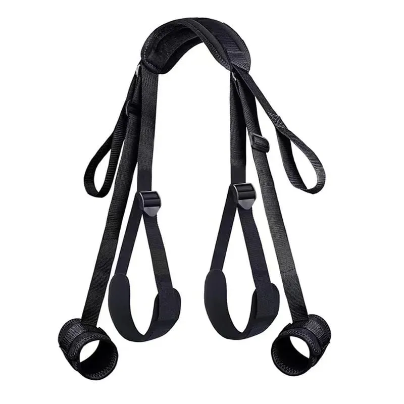 Restraint Erotica Binding Sex Forced Split Leg Straps Neck Wrist Bdsm Bondage Set Sex Toys For Woman Couples Product No Vibrator