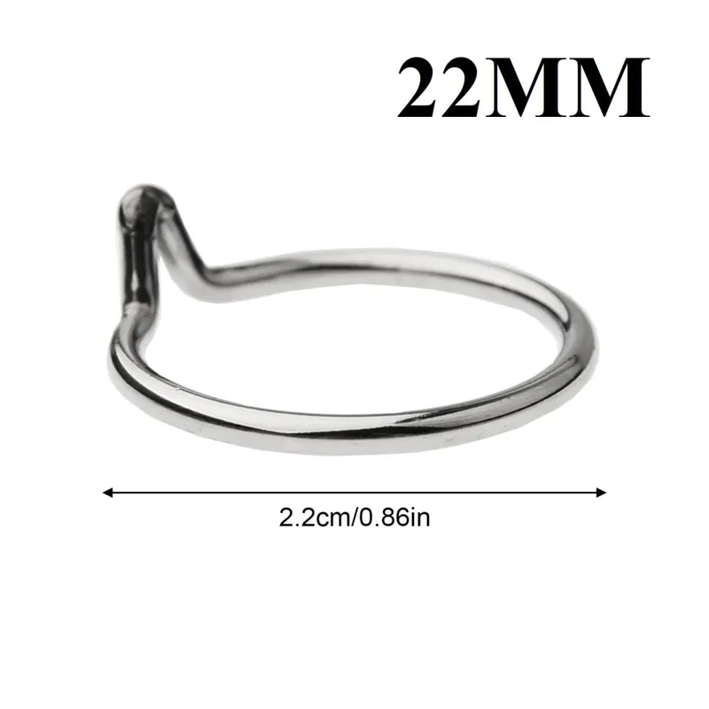 Metal Dick Cock Ring For Men Delay Ejaculation Adjustable Various Sizes Stainless Steel Penis Bondage Erection Adults Sex Toys