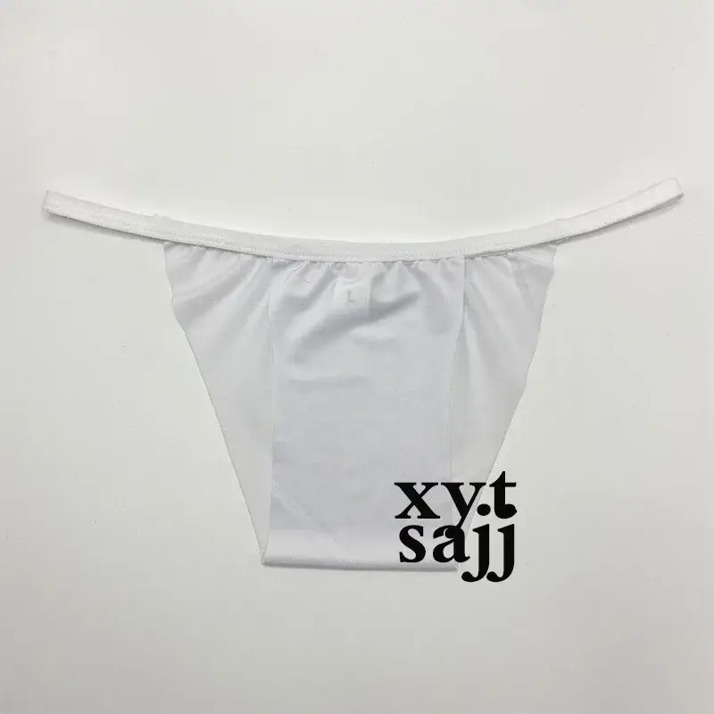 Quần lót tam giác Unisex cạp thấp Một mảnh đúc màu trơn Thiết kế không co giãn Không bó sát Thoải mái Quần lót ngắn gọn gợi cảm