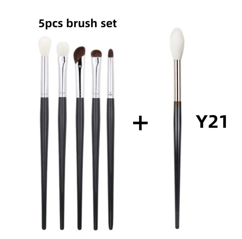 Eyeshadow Brush Set Kit Natural Hair 5Pieces Eye Shadow Makeup Brushes Beauty Tools