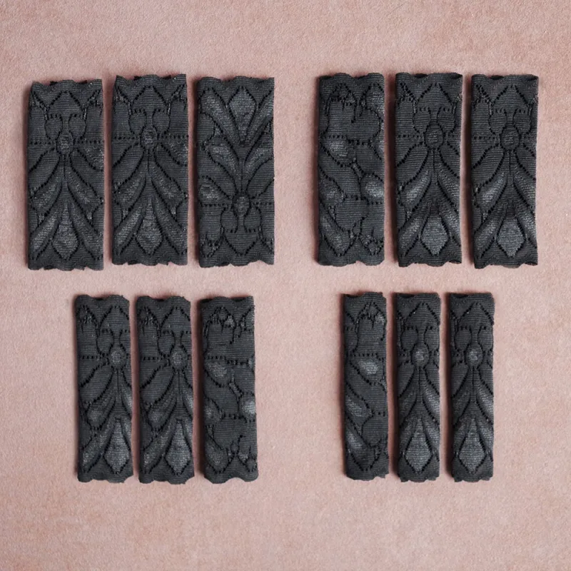 Handmade Makeup Brush Protective Sleeve 10pcs Resilient Lace Make Up Brush Netting Guard Make Up Brushes Protective Sleeve