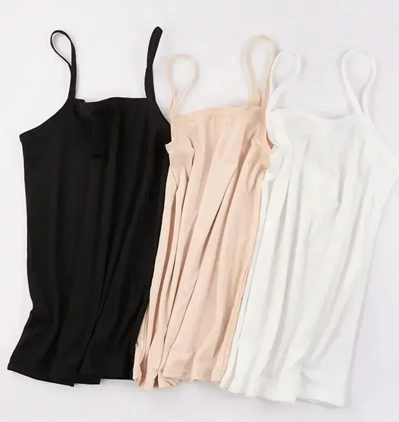 Basic Camisoles Women Crop Tops Sleeveless Shirt Bralette Tops Solid Color Strap Skinny Vest Female Slimming Tanks Bra Underwear