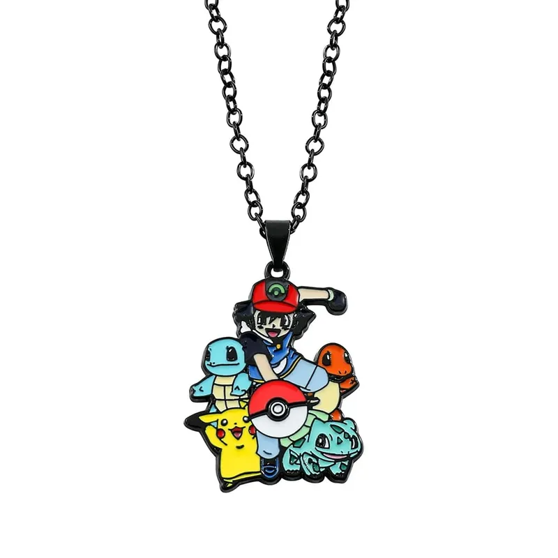 Anime Pokemon Metal Toy Figure Comel Pikachu Squirtle Psyduck Charmander Hiasan Parti Hadiah Cosplay