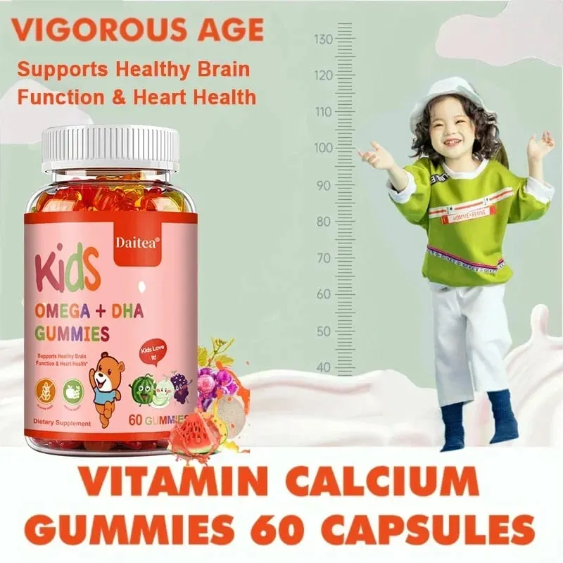 Children's Intelligence Supplement Gummies Support Intelligence Concentration Memory and Nutrition To Make Learning Easier